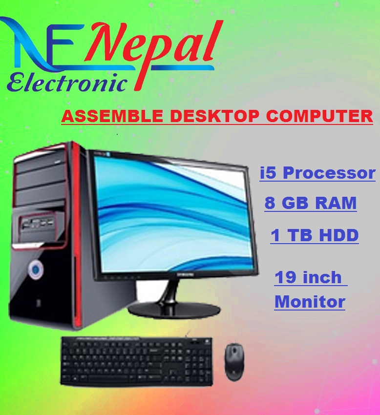 Assemble desktop i5 /1 TB HDD/8  GB RAM